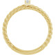 14K Yellow .03 CTW Natural Diamond Rope Ring