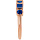 14K Rose Lab-Grown Blue Sapphire Stackable Ring