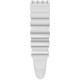 Sterling Silver .04 CTW Natural Diamond Cigar Ring
