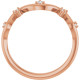 14K Rose .07 CTW Natural Diamond Ring