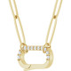 14K Yellow .08 CTW Natural Diamond Charm 16" Necklace