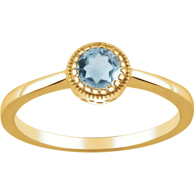 March Birthstone Jewelry - Vintage Aquamarine Jewelry — Antique Jewelry Mall