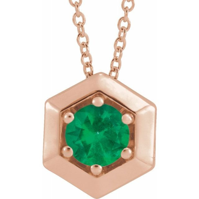 Buy brd jewelry 925 Sterling Silver Rosegold Emerald Pendant with Chain,  Necklace to Gifts Women & Girls, Hallmark & 1 Year Warranty Online at Best  Prices in India - JioMart.