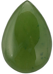 Natural Green Jade Loose Gemstone- Jade Pear 13x18mm AAA quality