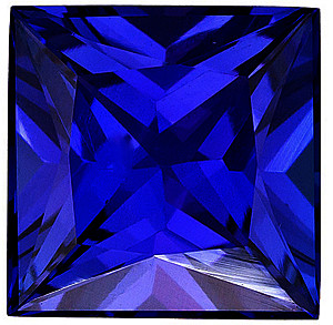 Princess Cut Genuine Blue Sapphire In Grade AAA Loose Gemstone - Africagems