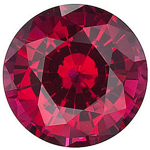 Ruby Round Cut In Grade Loose Gem | Chatham Lab Stone - Chatham Gems