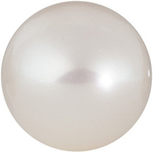 White South Sea Loose Pearls, AAA, Semi Round 100% Natural Color 