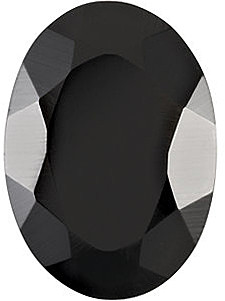 Buy Oval Faceted Black Onyx in Grade AAA | AfricaGems