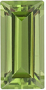 Peridot Baguette Cut In Grade AAA Loose Gemstone - Africagems