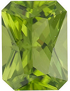 Radiant Cut Arizona Peridot In Grade AAA Loose Gemstone - Africagems