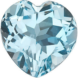 Buy Heart Cut Sky Blue Topaz Loose Gemstones Grade AAA at AfricaGems!