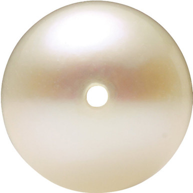 NWGEMS Japanese Akoya White Loose Pearl – Half-Drilled, AAA+ Luster, 2mm-9mm (Choose Size)