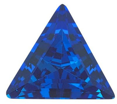 Buy Blue Sapphire Triangle Cut in Created Grade GEM | Lab | AfricaGems