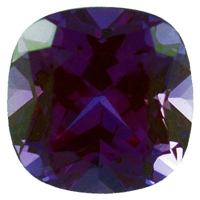 Alexandrite Antique Square Cut in Grade GEM | Chatham Lab Stone