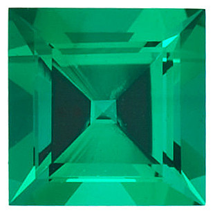 Emerald Square Step Cut in Grade GEM | Chatham Lab Stone