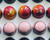 Hand painted chocolate bonbons