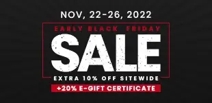 +20% E-Gift Certificate on Every Black Friday Sale