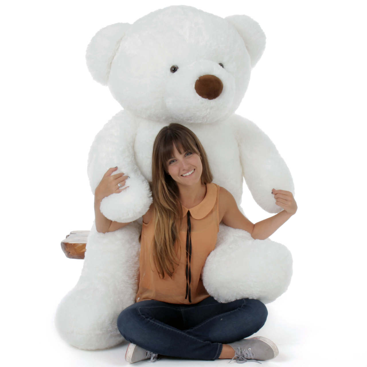 Amazon.com: Tezituor Giant Teddy Bear, 4 Feet Soft Big Stuffed Animal Life  Size 47 Inch Plush Bear Toy Valentine's Christmas Birthday Gift for  Girlfriend Kids,Brown : Toys & Games