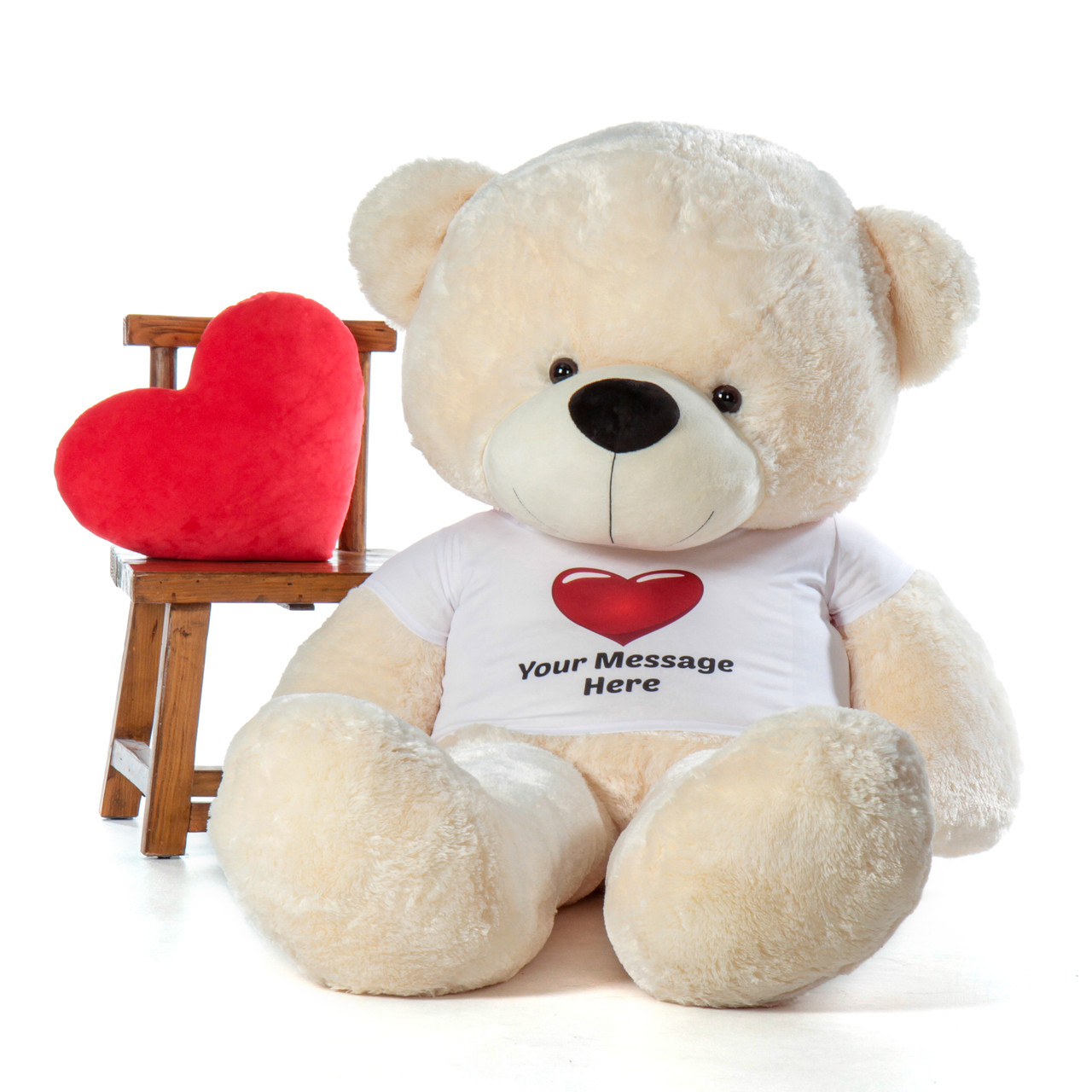 Red teddy bear shirt clearance