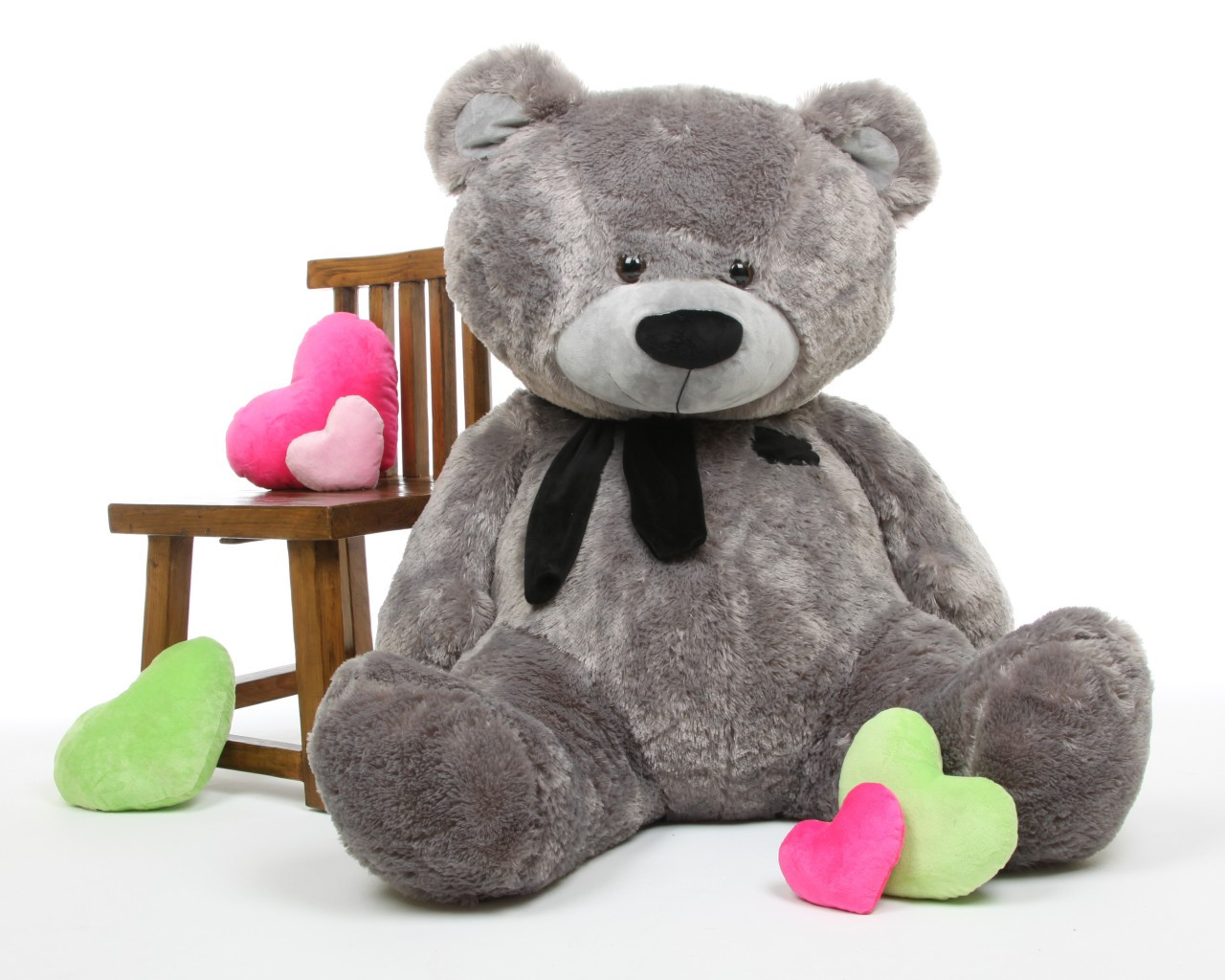 Grey big deals teddy bear