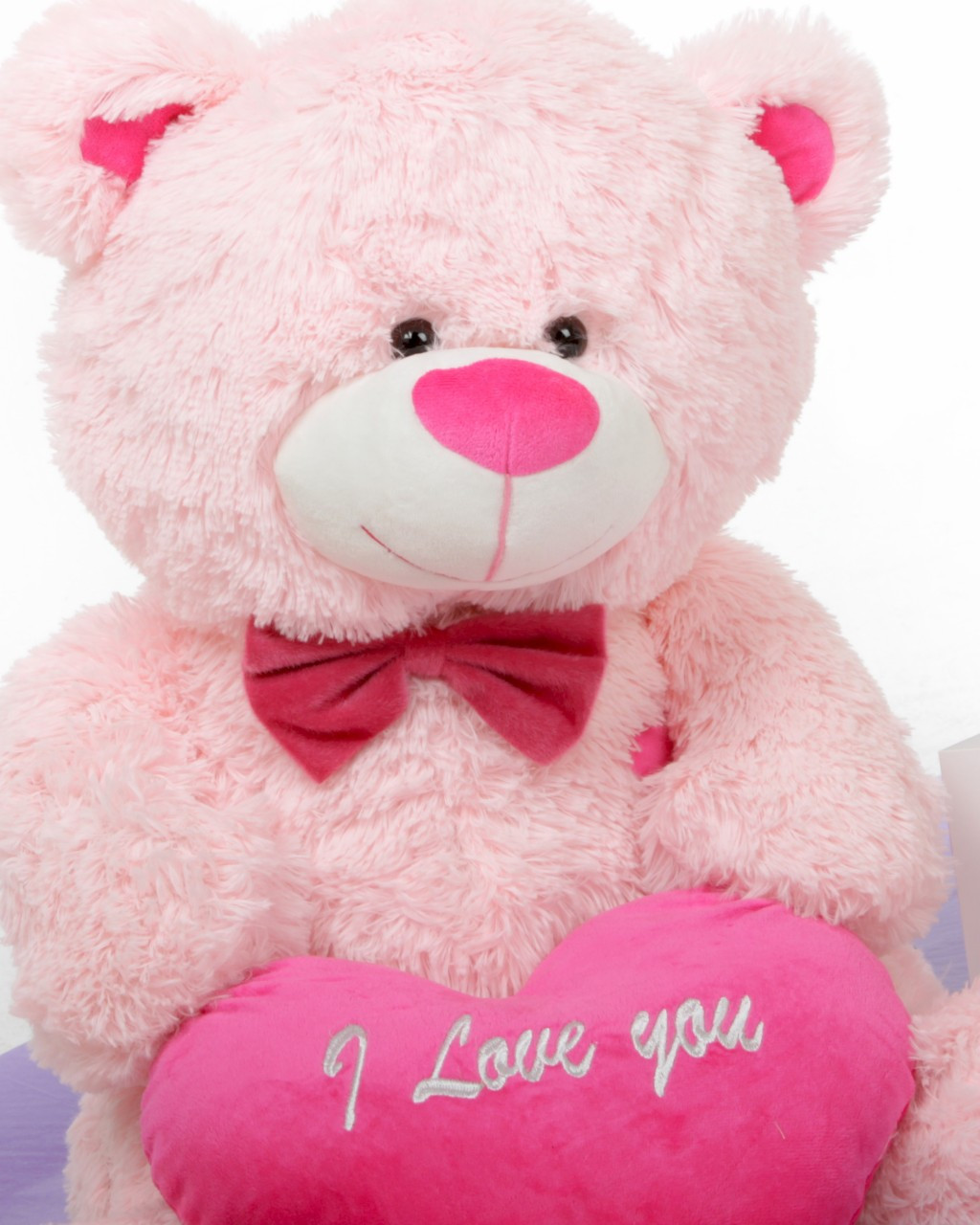 30in Pink Teddy Bear with I Love You Heart LuLu Shags