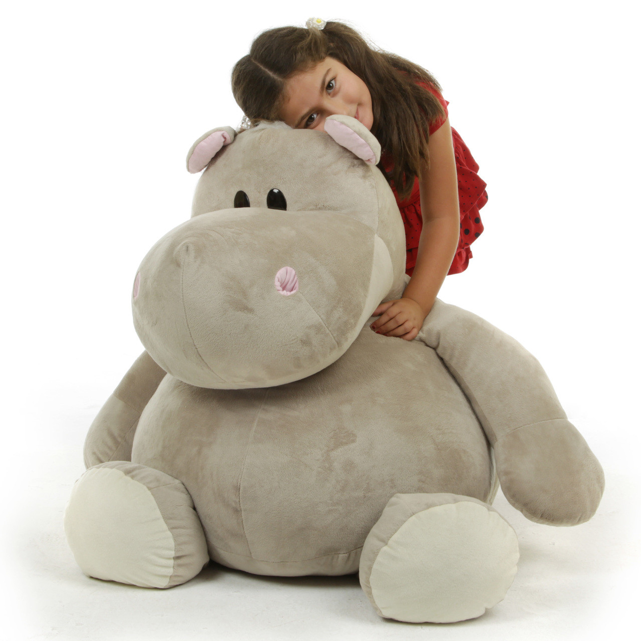 Giant Hippo Stuffed Animal by Giant Teddy