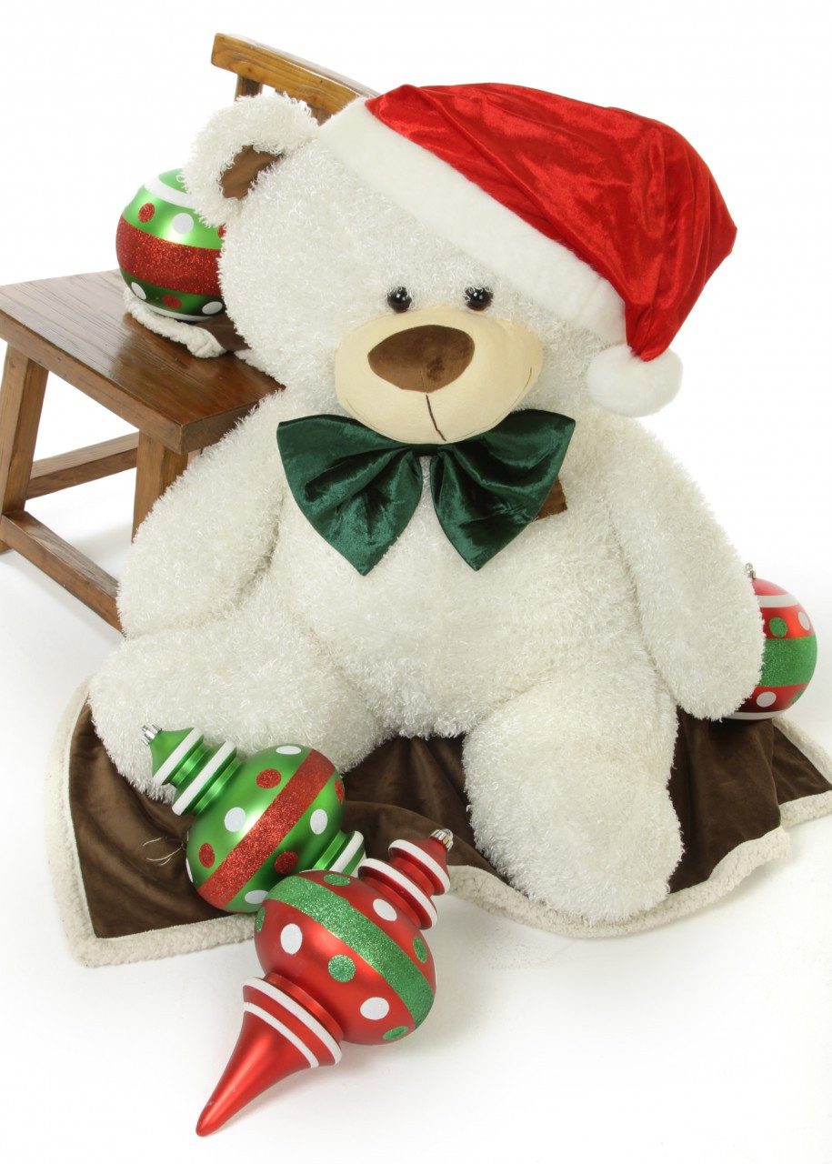 Celebrate A White Teddy Bear Christmas 