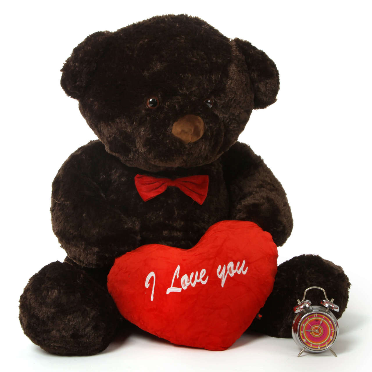Valentine’s Day 4Ft Chubs Teddy Bears with I Love You heart and Red Bow Tie