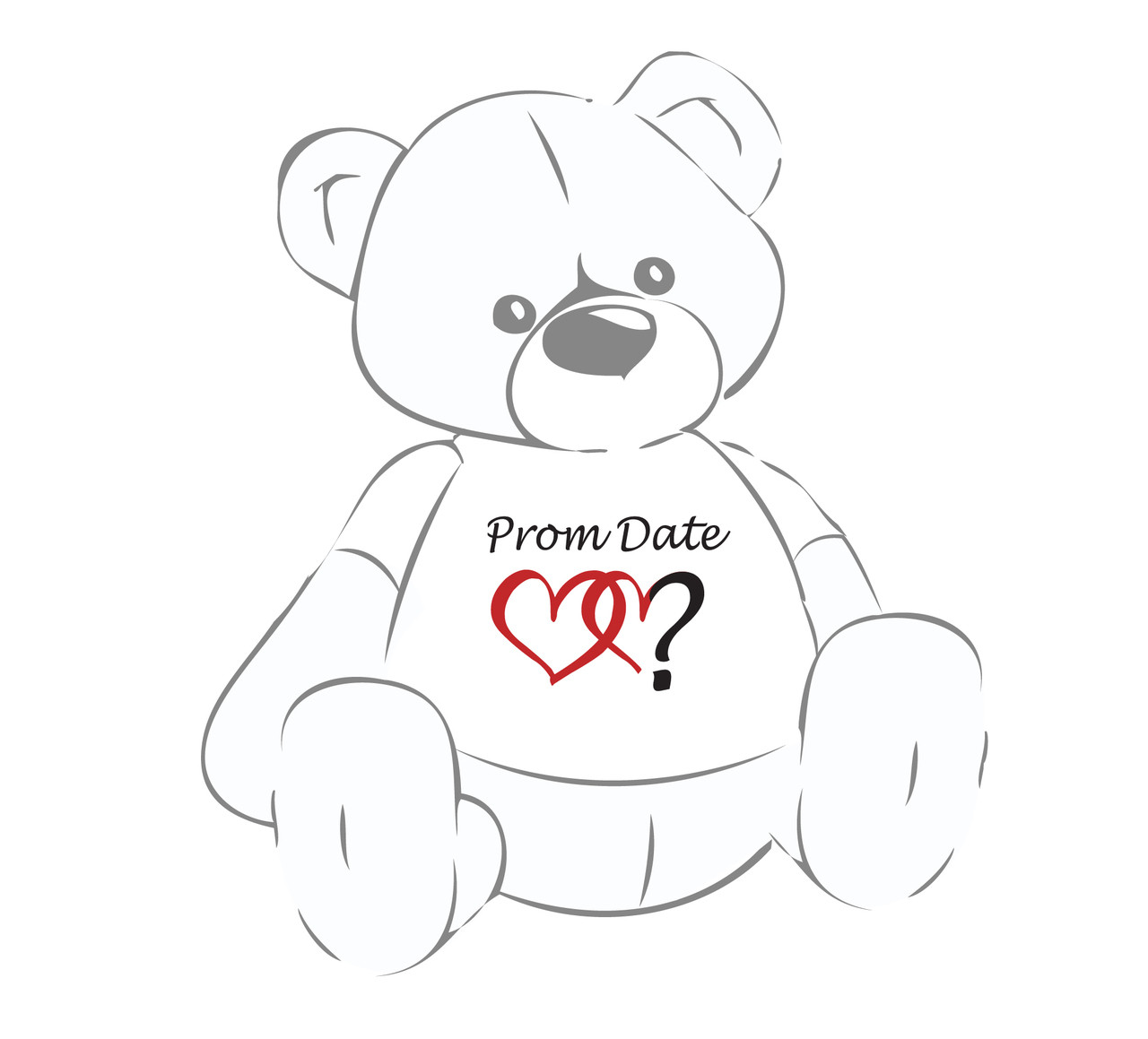 Prom Date? Giant Teddy Bear shirt