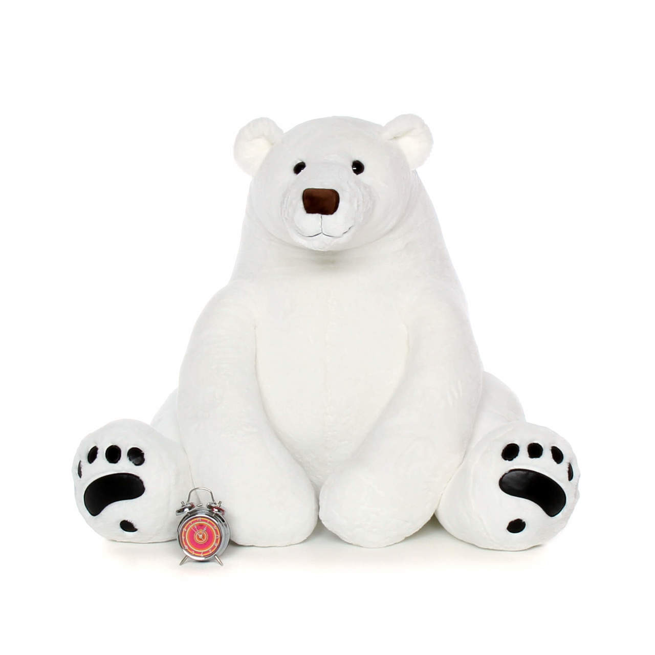 Life Size White Polar Bear plush toy 52in Chilly Frost