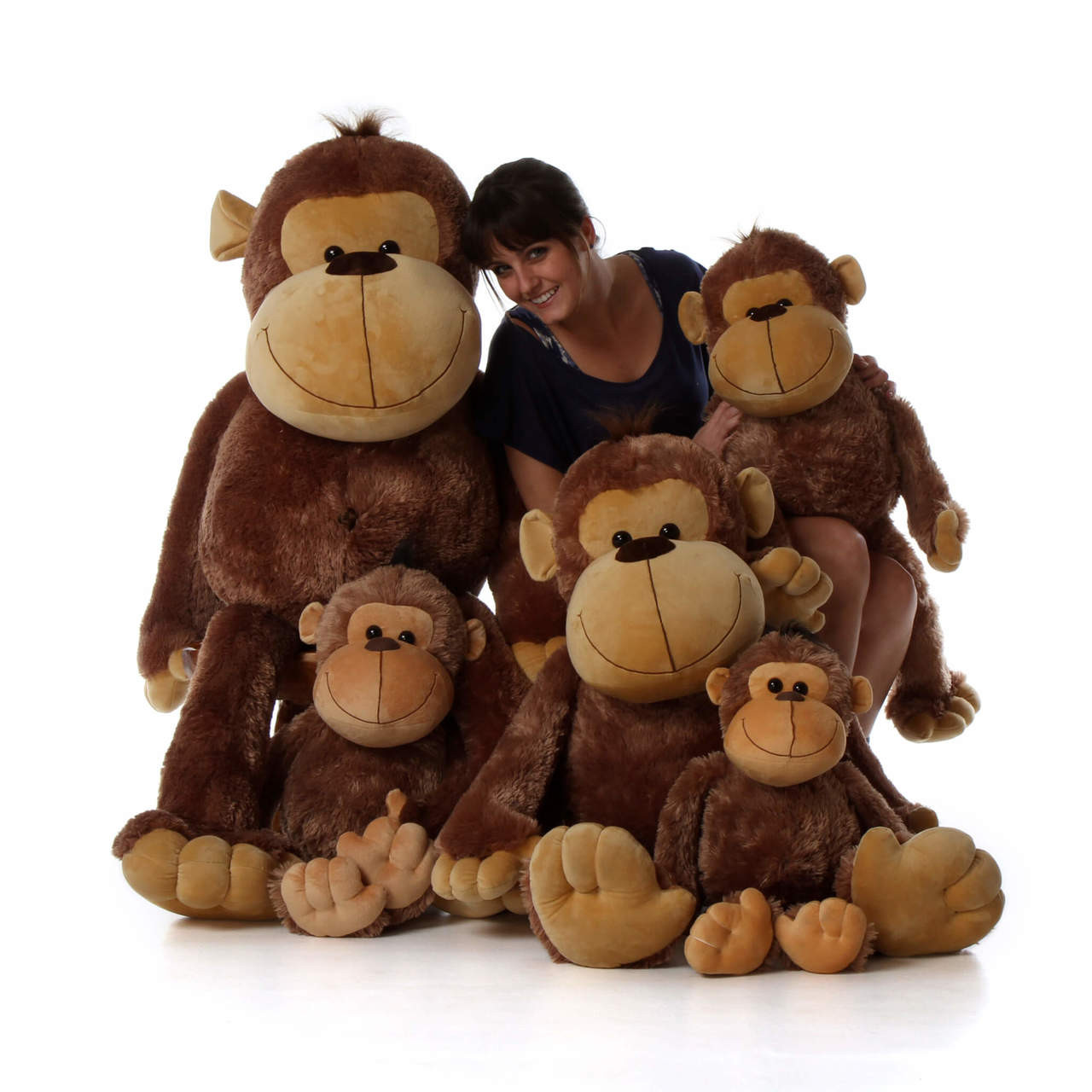 6ft monkey teddy