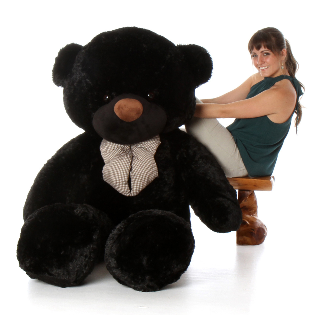 black big teddy bear