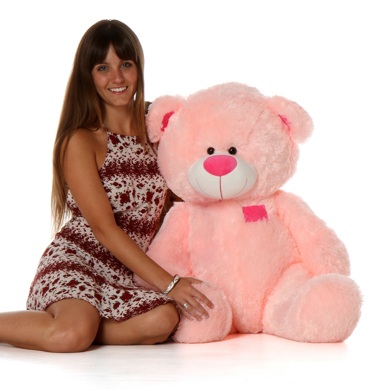 RUBY_TRADERS 3 feet pink teddy bear most beautiful teddy and cute and soft  love teddy