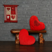 I Love You Red Pillow Heart