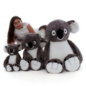 Stuffed Koala Family