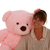 3ft Light Pink Cuddly and Soft Big Stuffed Teddy Bear Gigi Chubs