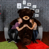 Giant Teddy Chocolate Brown Teddy Bear Enourmous 7 Foot Tall! Biggest Teddy Bear!