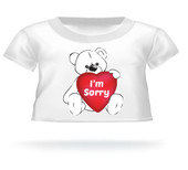 I am Sorry Teddy Bear T-shirt