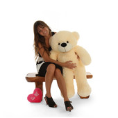 Giant Teddy Brand 3ft Super Soft Cute Cream Teddy Bear