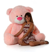 Lulu Shags Giant pink teddy bear 5 Foot