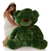60in Life Size adorable biggest Green fur plump Willy Shags Teddy Bear