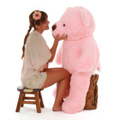 Gigi Chubs Plush and Adorable Light Rose Teddy Bear 48in