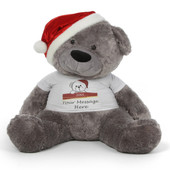 Personalized Big Teddy Bear for Christmas