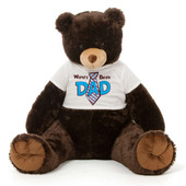 Dark Brown Teddy Bear Gift For Dad