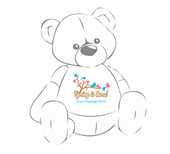 Personalized “Spring is here!” w/birds & hearts Giant Teddy Bear shirt