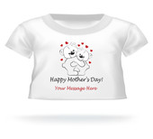 Personalized Happy Mother's Day Giant Teddy Bear shirt