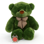 4ft cuddles green teddy bear Big smile cuddly bear Christmas and St. Patrick’s Day
