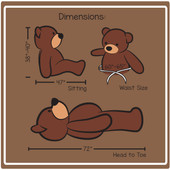 Cuddles Dimensions