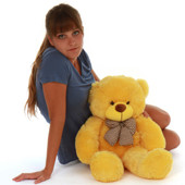 24in Big Adorable Huggable Yellow daisy giant Teddy Bear softest