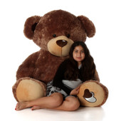 Life Size Mocha Teddy Bear Baby Cakes Big Love 60in